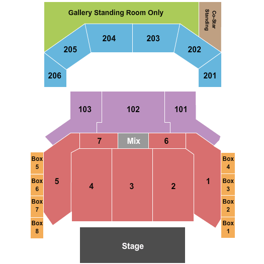 The Chelsea Daniel Tosh Seating Chart